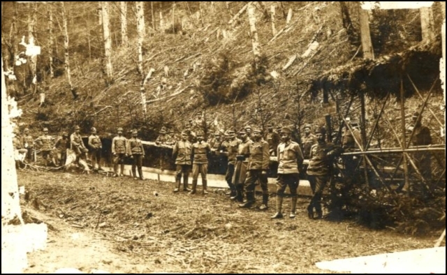 Tlgyesi szorosban, 1917